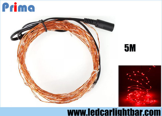 China 6W 12V Christmas 0603 LED Strip Lights 5m Length 100 LEDs IP68 Waterproof supplier