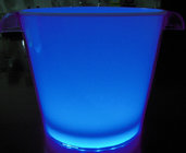Supply plastic ice bucket LED ice bucket beer barrel acrylic champagne bucket