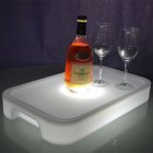 Plastic Lighting Fruit Bar Tray LED Ice Bucket Wholesale with Square or Round Design
