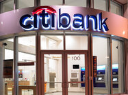 3D LED Day-Night Back-lit Acrylic Signs With Mirror Polished Letter Shell  For CitiBank