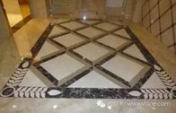Marble Stone Polished of the Waterjet Patterns Flooring Tiles
