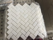 Royal White Square Marble Floor Tiles Mosaic For Modern Decoration New Design White Royal Botticino Stone Mosaic