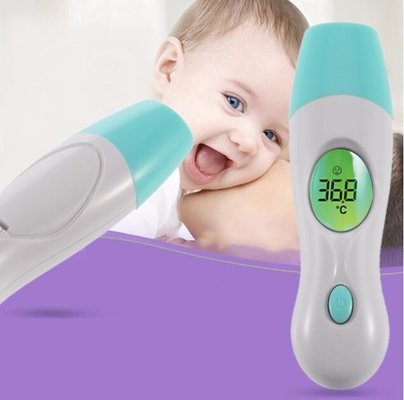 China 5 in 1 Digital LCD Baby Forehead Ear IR Infrared Thermometer Temperature with Battery supplier