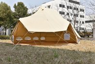 6M double door outdoor camping canvas bell tent emperor bell tent