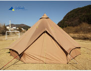 new type cotton canvas bell tent with awning,fly tent
