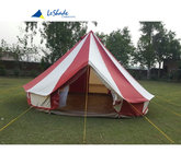 strip color outdoor family camping bell tent