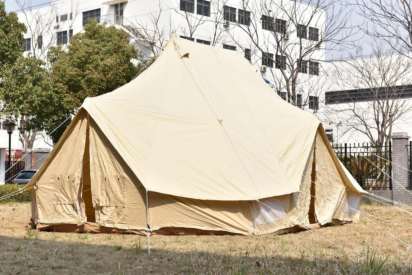 6M ultimate emperor bell tent canvas bell tent safari tent for outdoor camping,twin door
