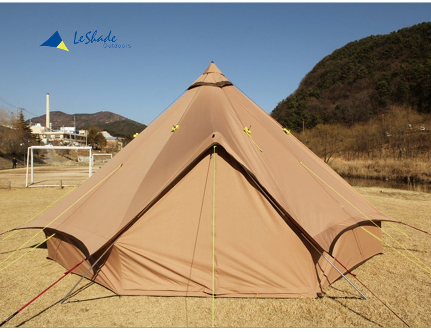 new type outdoor cotton canvas bell tent