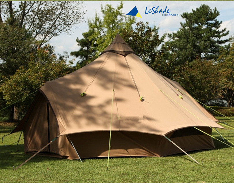 new type family outdoor camping bell tent