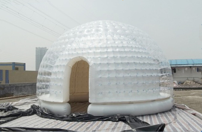 double layer inflatable bubble tent luxury tent air tent glamping tent  wedding tent outdoor tent