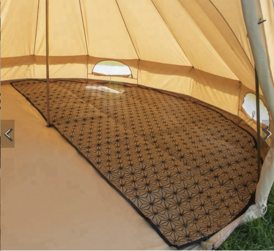 half moon mat for bell tents 3m,4m,5m,6m, 1-4C color