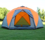 Double Layer 3 Doors Camping Tent Waterproof 8 to 10 Person Big Camping Tent Outdoor Camping Dome Tent(HT6029)