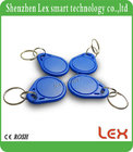 Durable Easy Carry ISO TK4100 Waterproof Key Fobs for Access Control 125kHz Colorful Logo Printing Possible RFID Key Tag