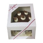 Birthday muffin color gift box with sleeve  candy packaging paper box