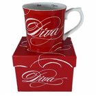 red gift packaging box  Custom coffee mug box with window coffee cup pape box