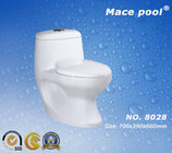 Competitive Lavatory Washdown One-Piece Closet Ceramic Toilets (8028)