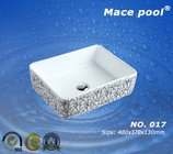 Six Style Square Ceramic Basin Art Wash Sink for Asia Market (017-5)