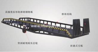 China Hot sale! Mobile hydraulic dock ramp DCQY8-0.8-forklift cargo handling auxiliary equipment supplier