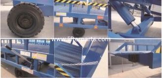China Hot sale! Mobile hydraulic dock ramp DCQY8-0.8-forklift cargo handling auxiliary equipment supplier