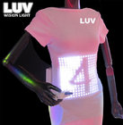 a programmable LED glowing clothes lights for advertising display