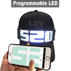 2019 new led baseball hat bluetooth USB rechargeable lighted led cap