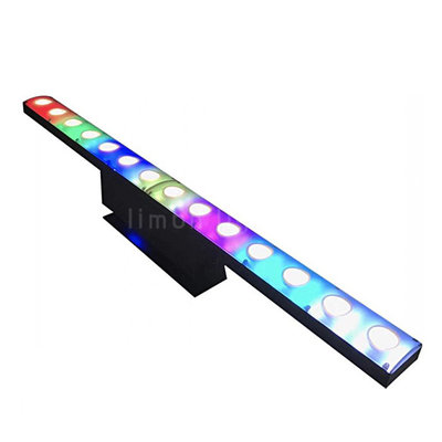 China Indoor IP20 14pcs 5W RGB 3in1 DMX Art-NET LED Pixel Bar Background Light 100cm supplier