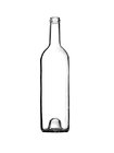 750ml Clear Round Bordeaux Wine Bottle with Cork