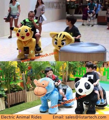 China animal walking toys bike animations kids rides for shopping center supplier