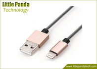 Nylon Braided USB Data Cable MFI Data Cable 8 Pin USB Cable for Charging Gold Plated Metal USB Cable