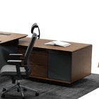 2021 hot sale luxury executive office desk wooden office desk on sale 2400*1200*750mm oak color