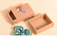 Kraft gift brown cardboard box packaging with custom logo printing,paper drawer boxes,custom box with logo printing
