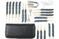 GOSO 24 Piece Premium Titanium Lock Pick Tool Set Transparent Practice Padlock Bundle supplier
