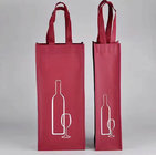 Custom Non Woven single wine bottte bags,Non woven wine bags, wine bottle carrier bags,logo printed wine bags