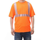 Reflective Safety Hi Vis Polo Shirt OEM breathable quick dry short sleeve work wear unisex heat sublimation printed