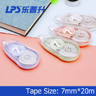 Eco-friendly Correction Tape OEM Fashionable Stationery Colored Plastic 7MM Width Custom Correction Roller Big