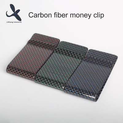 China Best products in USA High Quality 100% Real Carbon RFID Blocking Wallet Money Clip supplier