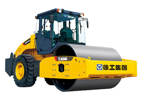 China XS143J  XCMG’s 14 tons single drum mechanical drive vibratory road rollers supplier