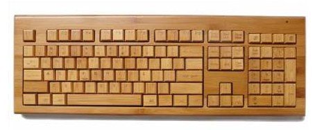 China 108 keys wireless bamboo keyboards supplier