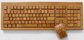 108 keys wireless bamboo keyboard supplier