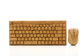 Factory supply Bamboo keyboard with bamboo mouse supplier