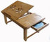 Eco Friendly Bamboo tray, bamboo computer laptop desk with drawer supplier