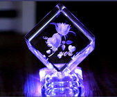 crystal trophy inner engraving crystal gift 2d/3d crystal gift clear crystal engraving trophy customized good quality