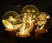 hot selling laser engraving and marking machine for portraiture trophies medals gifts lighting jewelry internal carved l