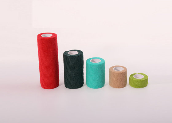 China Sport Safety Nonwoven Cohesive Colored Elastic Wrap Madical Bandage Self-Adhesive Elastic Bandage supplier