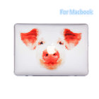 Lovely Pink pig cartoon PC Case for macbook Air/Pro11"12-inch box case printer for macbook Air/Pro case