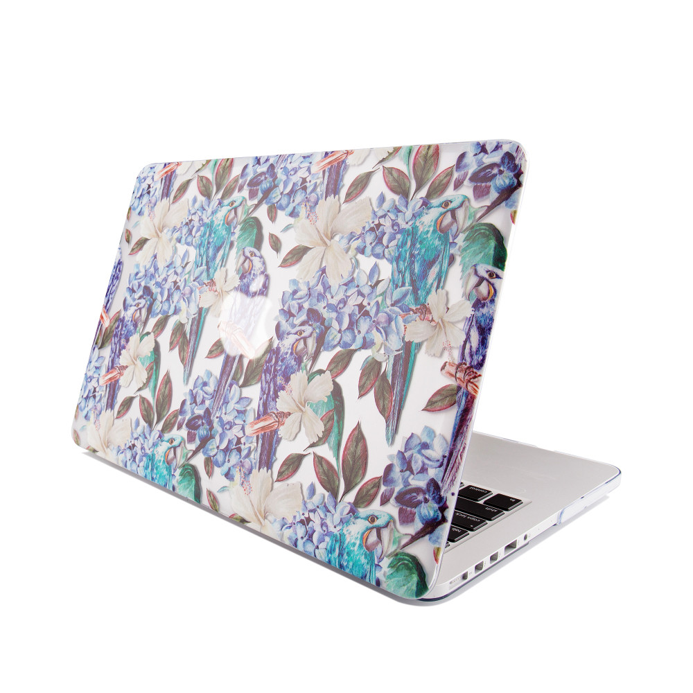 Classic hard plastic parrot pattern pc case for macbook air / pro 11 "12inch,for Notebook Case shell