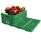 Plastic Collapsible Fruit And Vegetable Crate With Lid