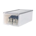 High quality plastic box with door/plastic box with sliding lid hinged