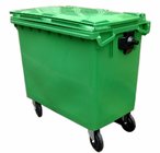 HDPE Plastic Waste Bins Garbage Container with Lid