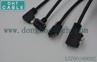 China Custom USB 3.0  Angled Cable with Machine Vision Locking Screws distributor